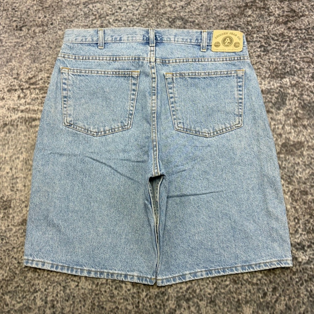 Arizona Jeans Shorts Mens 36 Blue Loose Baggy Skater Vintage Y2K Denim Jorts